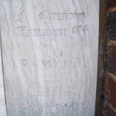 FRAMPTON Douglas Kilby David 1911-1995 &amp; Daisy Millie 1913-1981