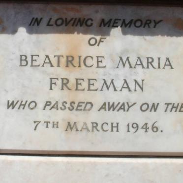 FREEMAN Beatrice Maria -1946