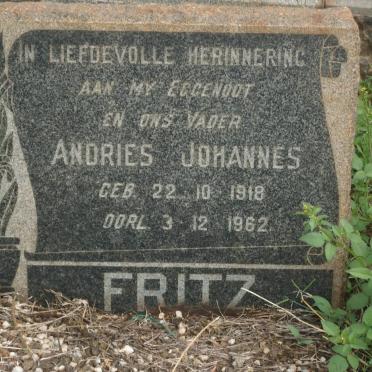 FRITZ Andries Johannes 1918-1962
