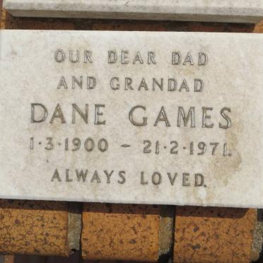 GAMES Dane 1900-1971