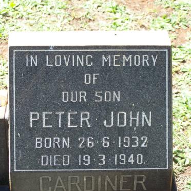 GARDINER Peter John 1932-1940