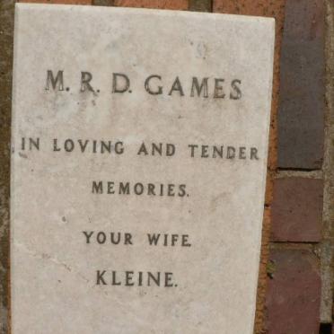 GAMES M.R.D.