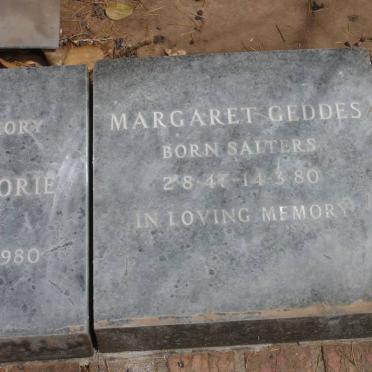 GEDDES Margaret -1980