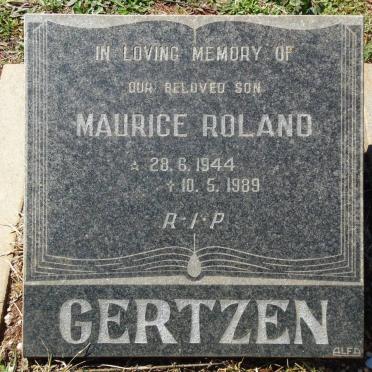 GERTZEN Maurice Roland 1944-1989