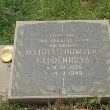 GELDENHUYS Mathys Louwrens 1936-1949