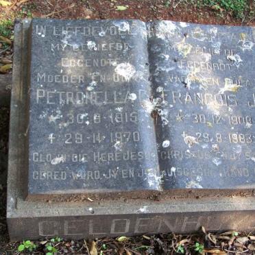 GELDENHUYS Francois J. 1908-1983 &amp; Petronella C. 1915-1970
