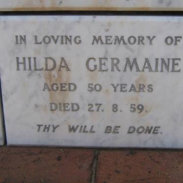 GERMAINE Hilda -1959
