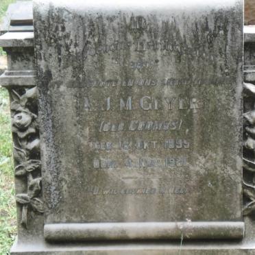 GEYER A. J.M. nee COOMBS 1895-1931