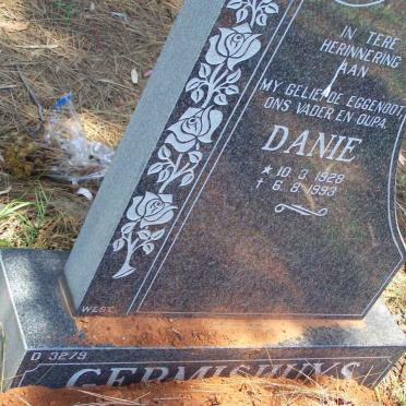 GERMISHUYS Danie 1928-1993