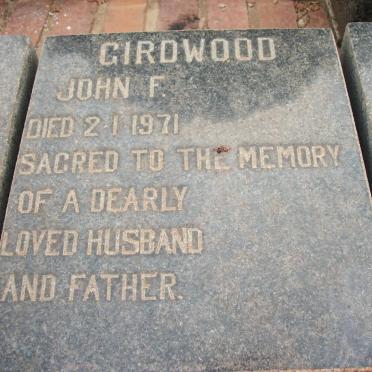 GIRDWOOD John F. -1971