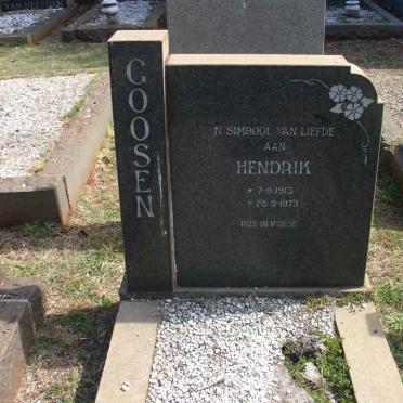 GOOSEN Hendrik 1913-1973