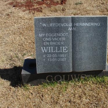 GOUWS Willie 1951-2007