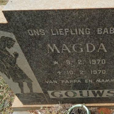 GOUWS Magda 1970-1970