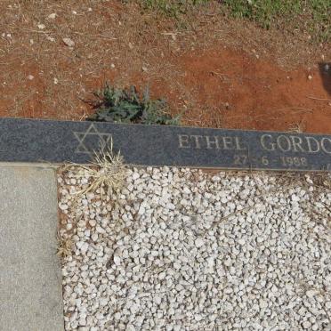 GORDON Ethel -1988