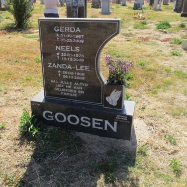 GOOSEN Neels 1975-2009 &amp; Gerda 1967-2009 :: GOOSEN Zanda-Lee 1998-2009