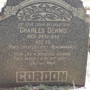 GORDON Charles Dennis -1945
