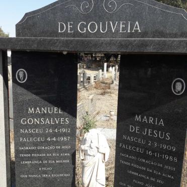 GOUVEIA Manuel Gonsalves, de 1912-1987 &amp; Maria de Jesus 1909-1988