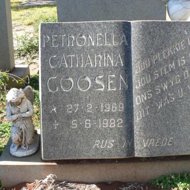GOOSEN Petronella Catharina 1969-1982