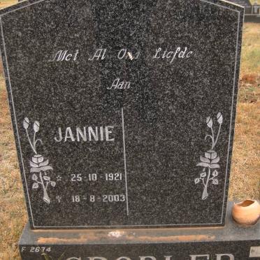 GROBLER Jannie 1921-2003