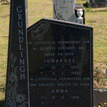 GRUNDLINGH Johannes 1920-1983