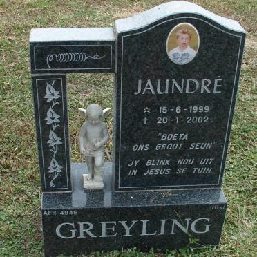 GREYLING Jaundré 1999-2002