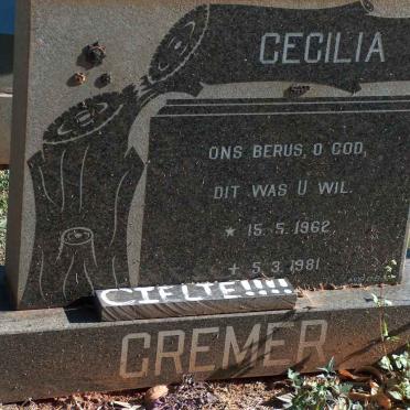 GREMER Cecilia 1962-1981