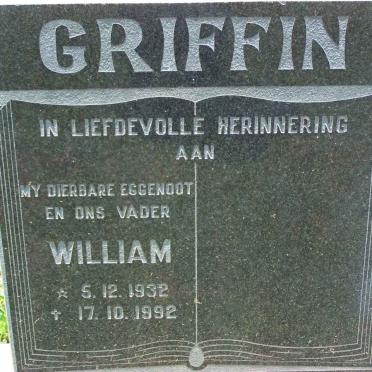 GRIFFIN William 1932-1992