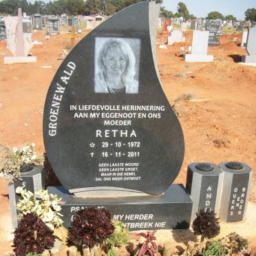 GROENEWALD Retha 1972-2011