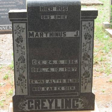 GREYLING Marthinus J. 1886-1967