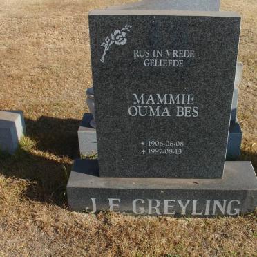 GREYLING J.E. 1906-1997