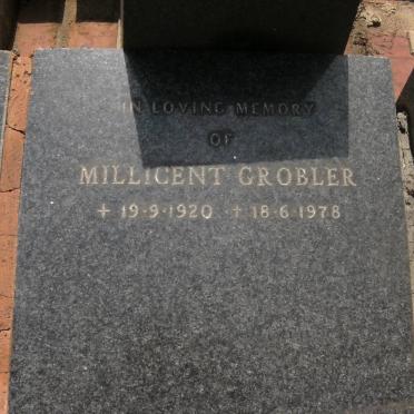 GROBLER Millicent 1920-1978