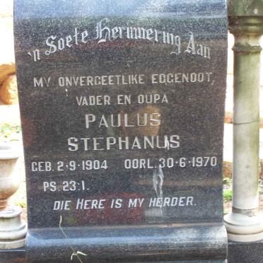 GRAVETT Paulus Stephanus 1904-1970 &amp; Cornelia Magdalena 1908-1998