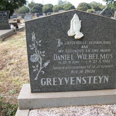 GREYVENSTEYN Daniel Wilhelmus 1941-1982