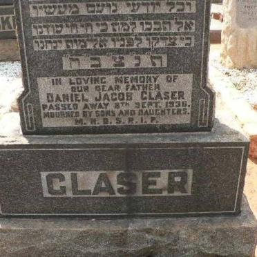 GLASER Daniel Jacob -1936