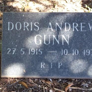 GUNN Doris Andrew 1915-1973