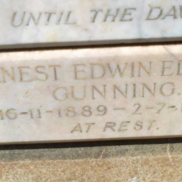 GUNNING Ernest Edwin Edmund 1889-1945