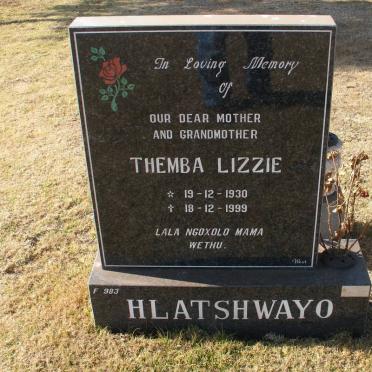 HLATSHWAYO Themba Lizzie 1930-1999
