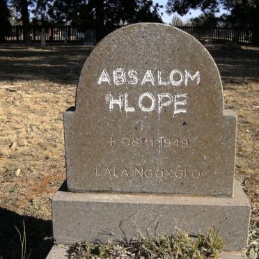 HLOPE Absalom -1949