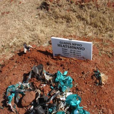 HLATSHWAYO Gladys Mpho 1967-2012
