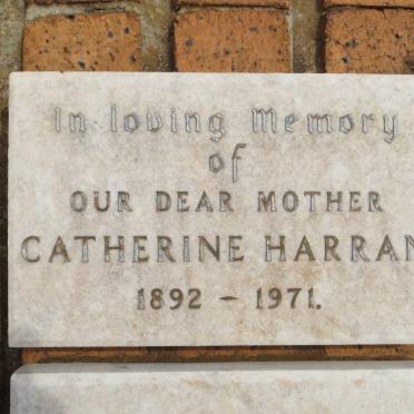 HARRAN Catherine 1892-1971