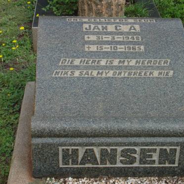 HANSEN Jan G.A. 1948-1965