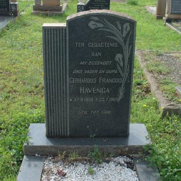 HAVENGA Gerhardus Francois 1906-1969