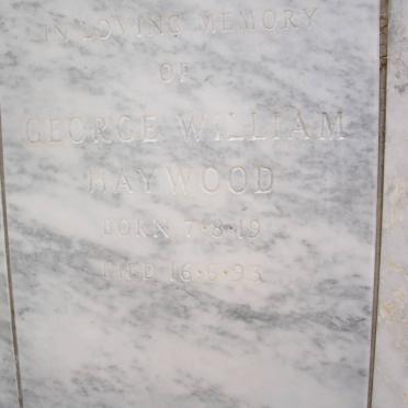 HAYWOOD George William 1919-1993