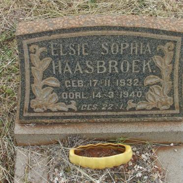 HAASBROEK Elsie Sophia 1932-1940