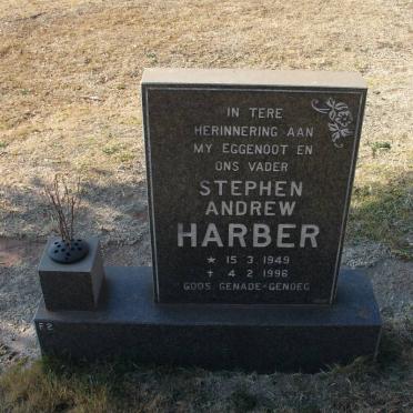 HARBER Stephen Andrew 1949-1996