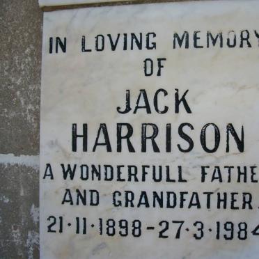 HARRISON Jack 1898-1984