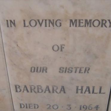 HALL Barbara -1964