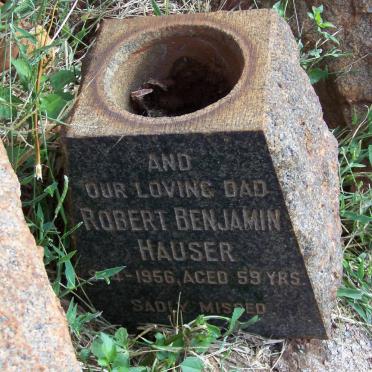 HAUSER Robert Benjamin -1956 &amp; Grace Maria STOPFORTH -1940