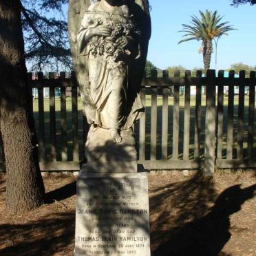 HAMILTON Thomas Blain 1874-1947 &amp; Jeanie ? -1939
