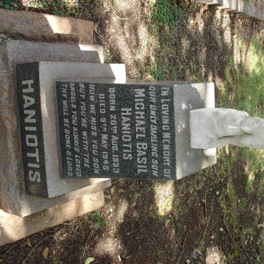 HANIOTIS Michael Basil 1933-1945